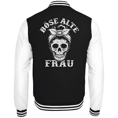 Böse alte Frau - College Jacke