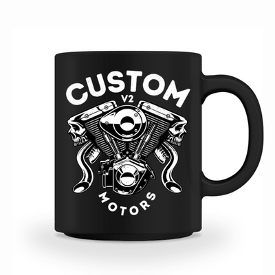 Custom V2 Motors - Tasse (Black Edition)