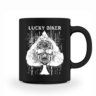 Lucky Biker - Tasse (Black Edition)